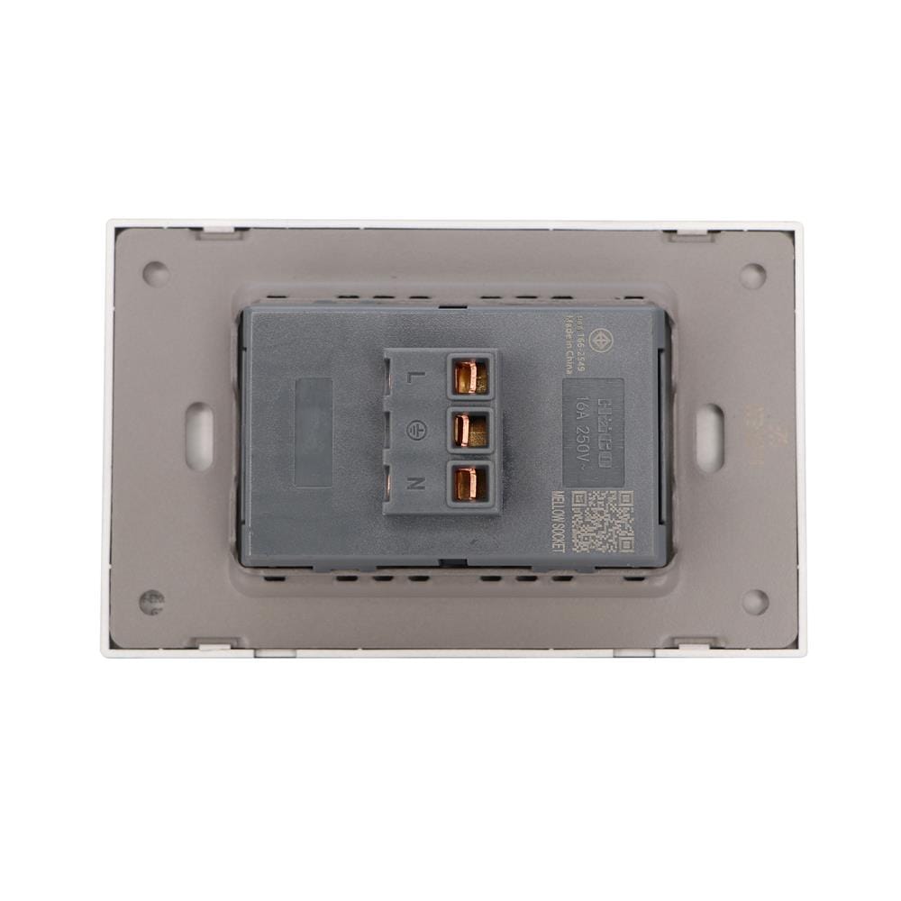 ชุดเต้ารับคู่ 3 ขา HACO MELLOW HACO-LO-MEL-E20-MTG สี MONTALE GARY