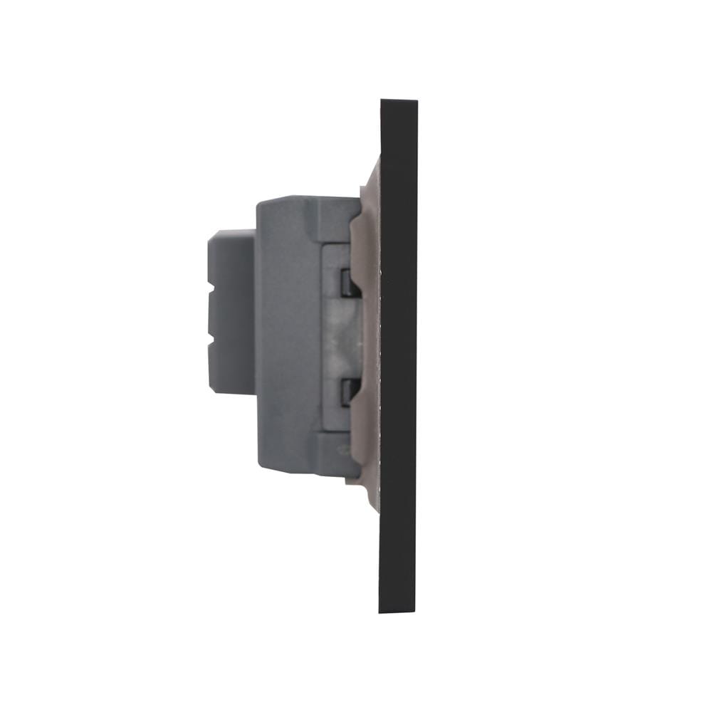 ชุดเต้ารับคู่ 3 ขา HACO MELLOW HACO-LO-MEL-E20-MNB สี MIDNIGHT BLACK
