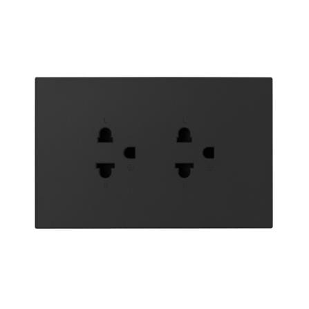 ชุดเต้ารับคู่ 3 ขา HACO MELLOW HACO-LO-MEL-E20-MNB สี MIDNIGHT BLACK_0