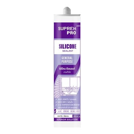 ซิลิโคนมีกรด SUPREMPRO GENERAL PURPOSE 260 มล. สีข...