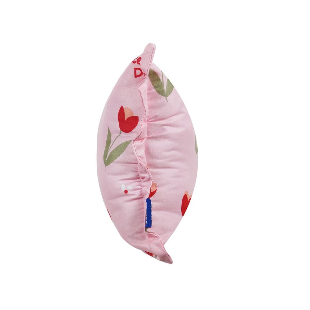 หมอนหนุน ใยสังเคราะห์ SNAZZ TULIP 36x72 ซม. สี PINK