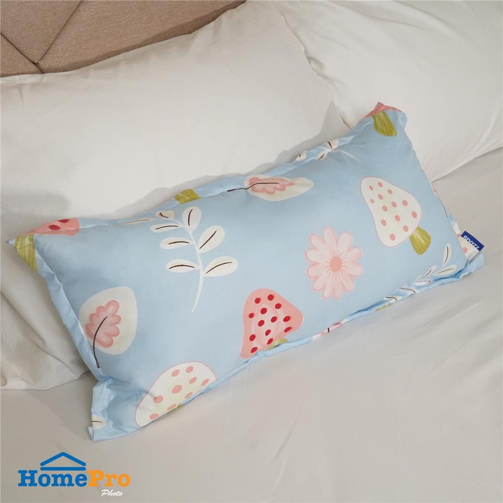 หมอนหนุน ใยสังเคราะห์ SNAZZ STRAWBERRY 36x72 ซม. สี BLUE