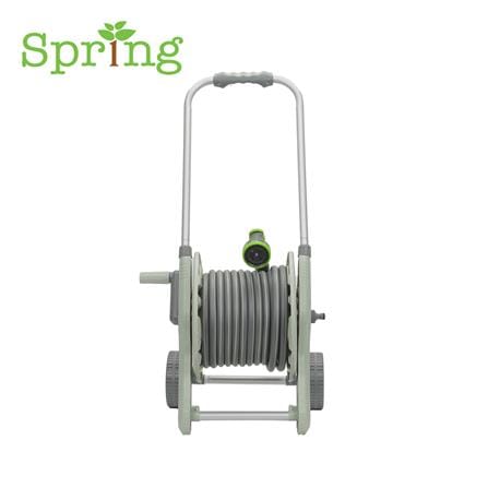 สายยางโรล SPRING 1/2 นิ้ว x 20 ม. สีเขียว/เทา_0
