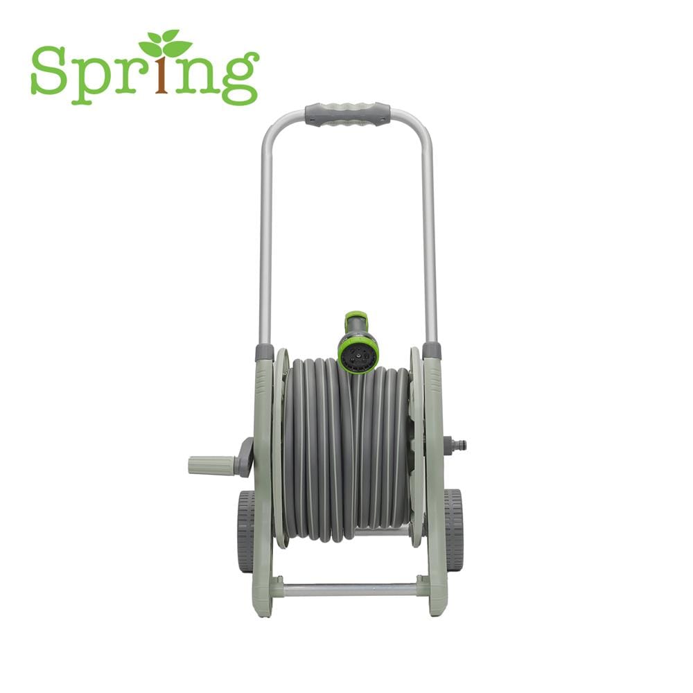 สายยางโรล SPRING 1/2 นิ้ว x 30 ม. สีเขียว/เทา_1