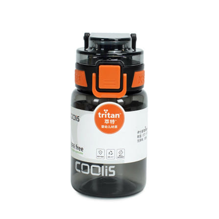 กระบอกน้ำพลาสติก HOMEPRO TRITAN CLEARGO 0.42 ลิตร สีดำ_1