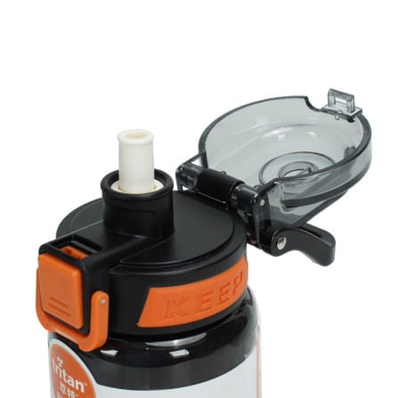 กระบอกน้ำพลาสติก HOMEPRO TRITAN CLEARGO 0.42 ลิตร สีดำ_3