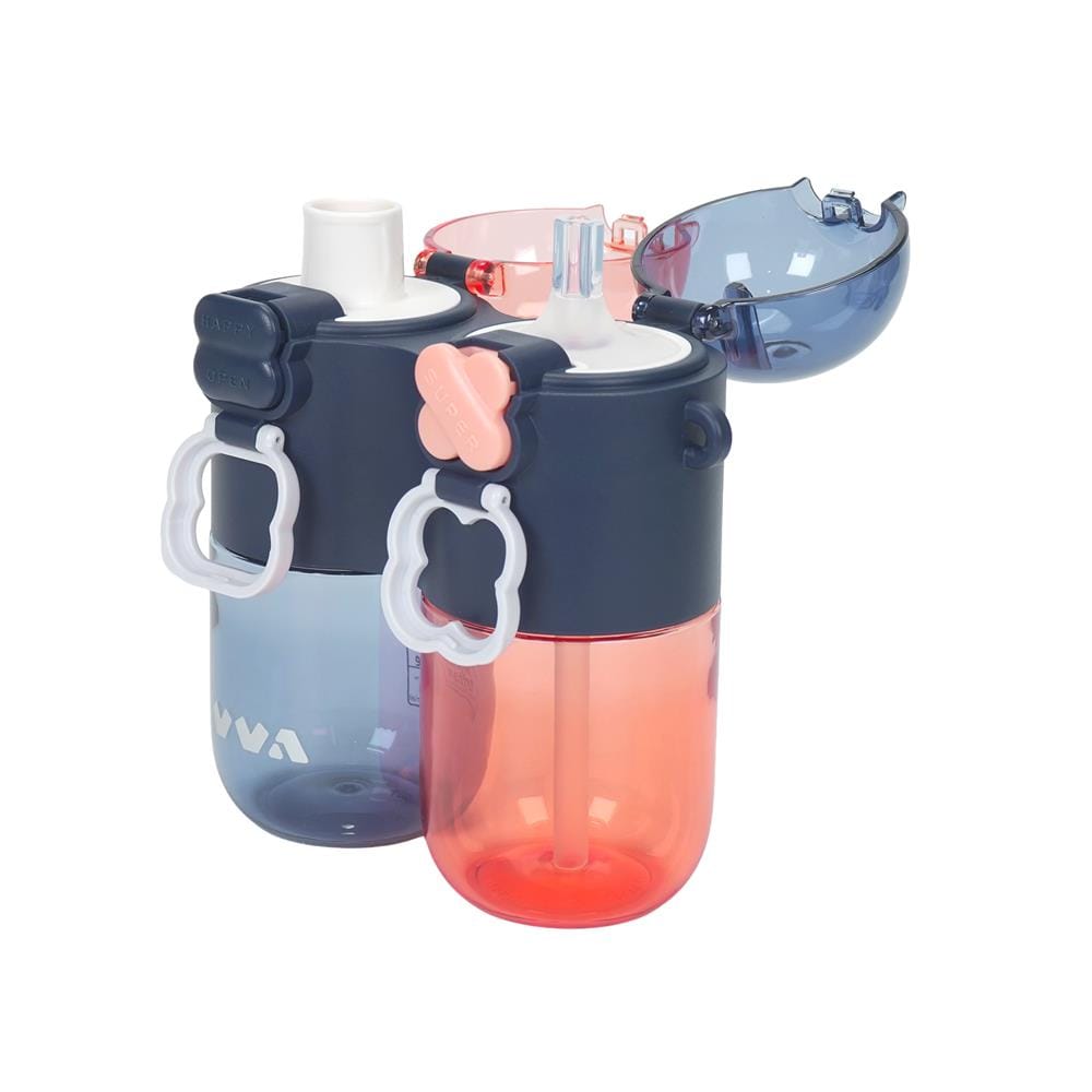 กระบอกน้ำพลาสติก HOMEPRO TRITAN POPJOY 0.8 ลิตร สีน้ำเงิน