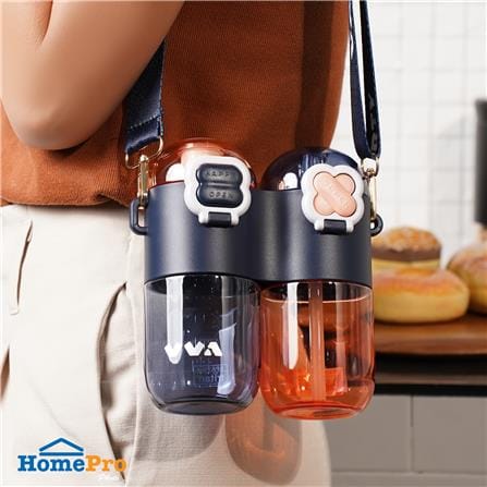 กระบอกน้ำพลาสติก HOMEPRO TRITAN POPJOY 0.8 ลิตร สีน้ำเงิน_5