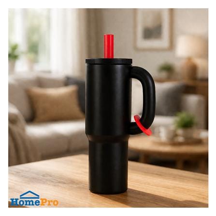 กระติกสุญญากาศ HOMEPRO JUMBOJOY สีดำ 1.2 ลิตร_5