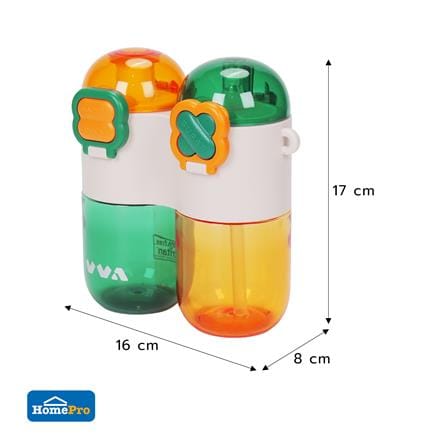 กระบอกน้ำพลาสติก HOMEPRO TRITAN POPJOY 0.8 ลิตร สีเขียว_6