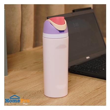 กระติกสุญญากาศ HOMEPRO PASTEL FLOW 0.56 ลิตร สีม่วง_4