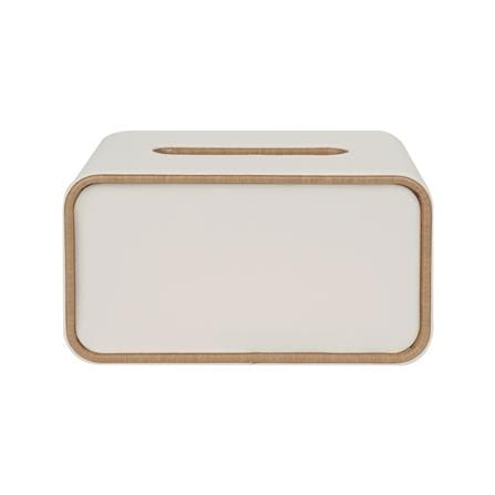กล่องทิชชู่ PU HOMEPRO COZY SQUARE สีขาว_2