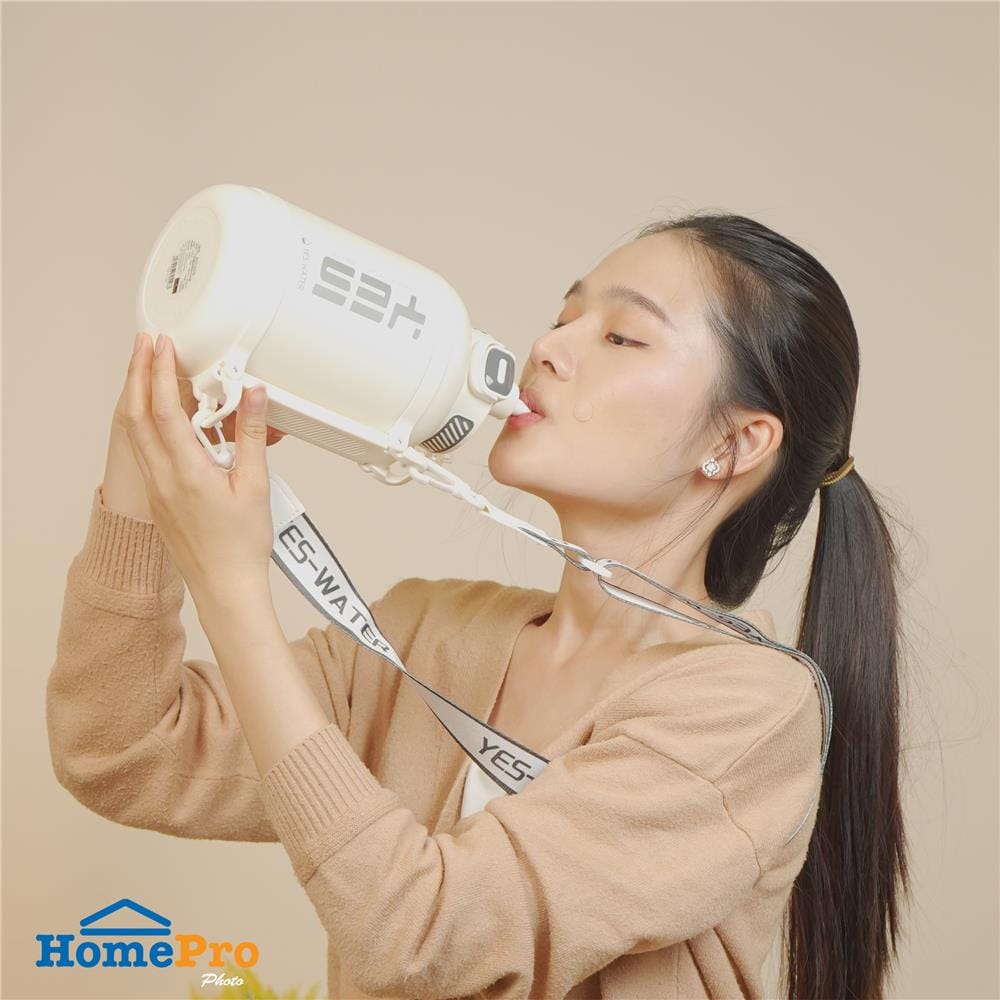 กระติกสุญญากาศ 1.45 ลิตร HOMEPRO MEGA สีขาวงาช้าง