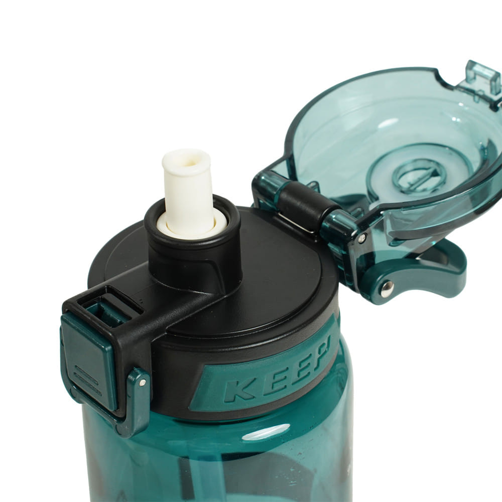 กระบอกน้ำพลาสติก HOMEPRO TRITAN CLEARGO 0.42 ลิตร สีเขียว