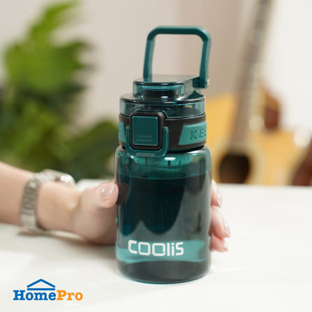 กระบอกน้ำพลาสติก HOMEPRO TRITAN CLEARGO 0.42 ลิตร สีเขียว_5