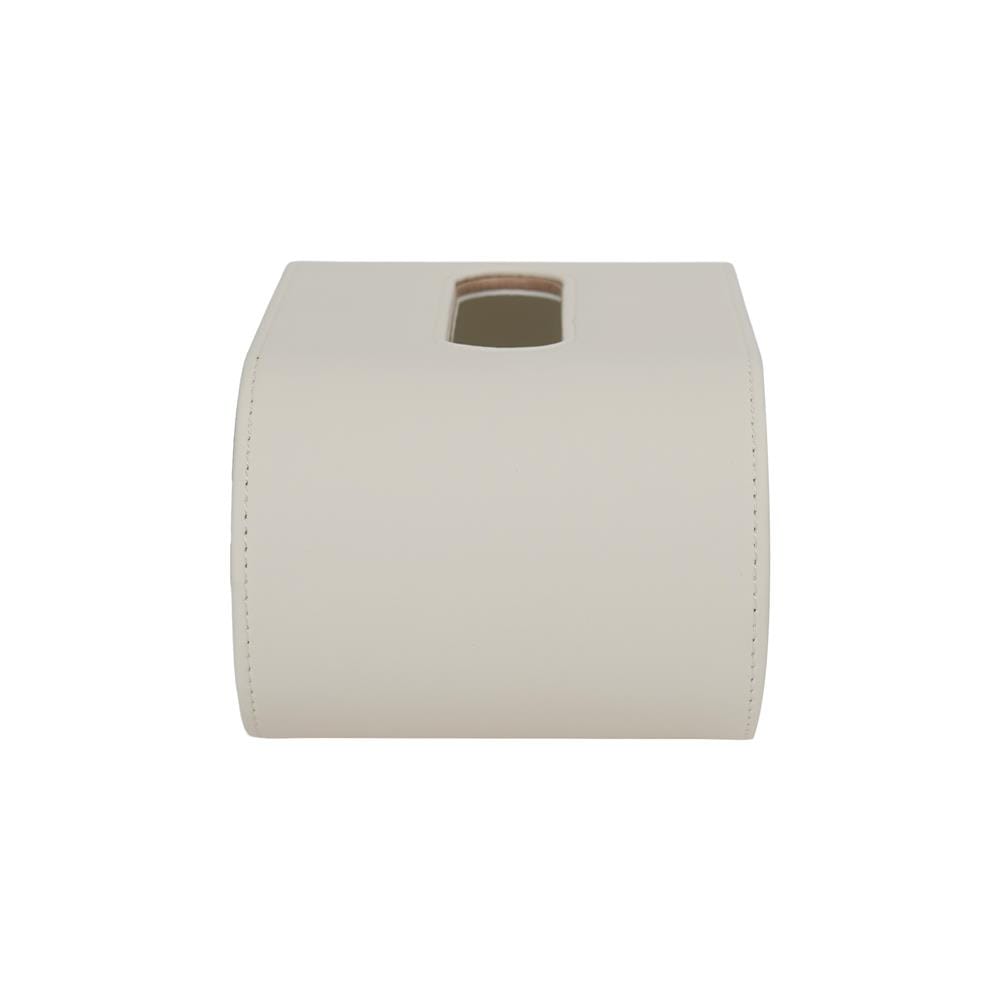 กล่องทิชชู่ PU HOMEPRO COZY OVAL สีขาว