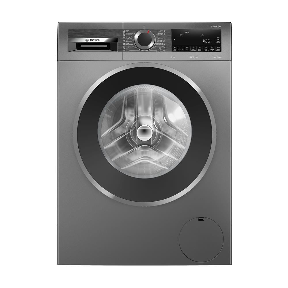 เครื่องซักผ้าฝาหน้า BOSCH WGG444E1TH 9 กก. 1400 RPM อินเวอร์เตอร์ สีเทา