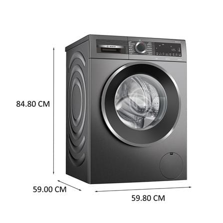 เครื่องซักผ้าฝาหน้า BOSCH WGG444E1TH 9 กก. 1400 RPM อินเวอร์เตอร์ สีเทา_4