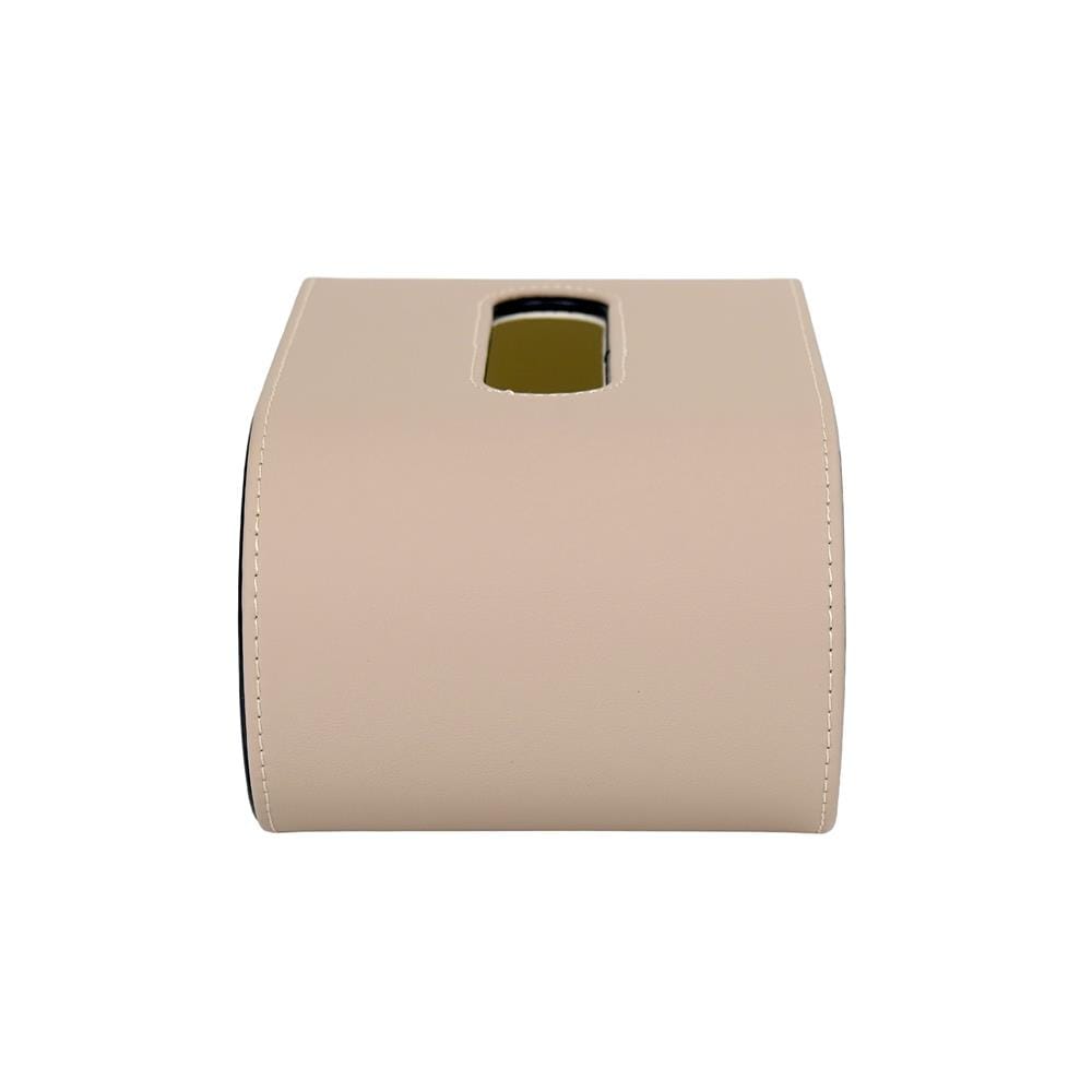 กล่องทิชชู่ PU HOMEPRO COZY OVAL สีเบจ