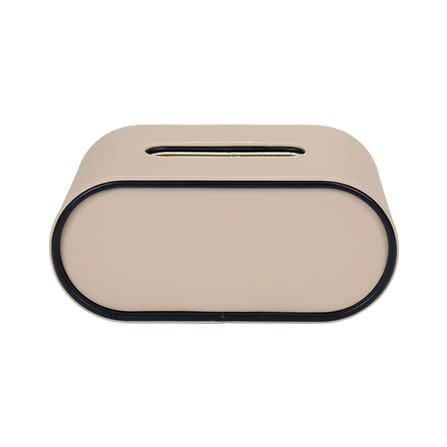 กล่องทิชชู่ PU HOMEPRO COZY OVAL สีเบจ_2