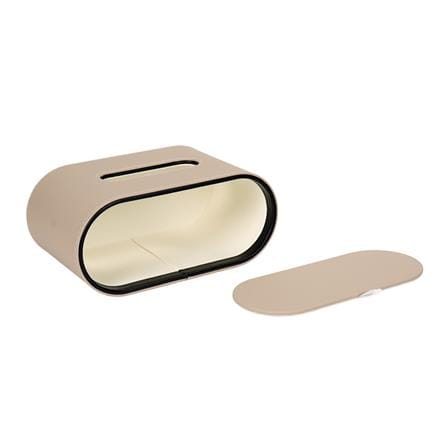 กล่องทิชชู่ PU HOMEPRO COZY OVAL สีเบจ_3