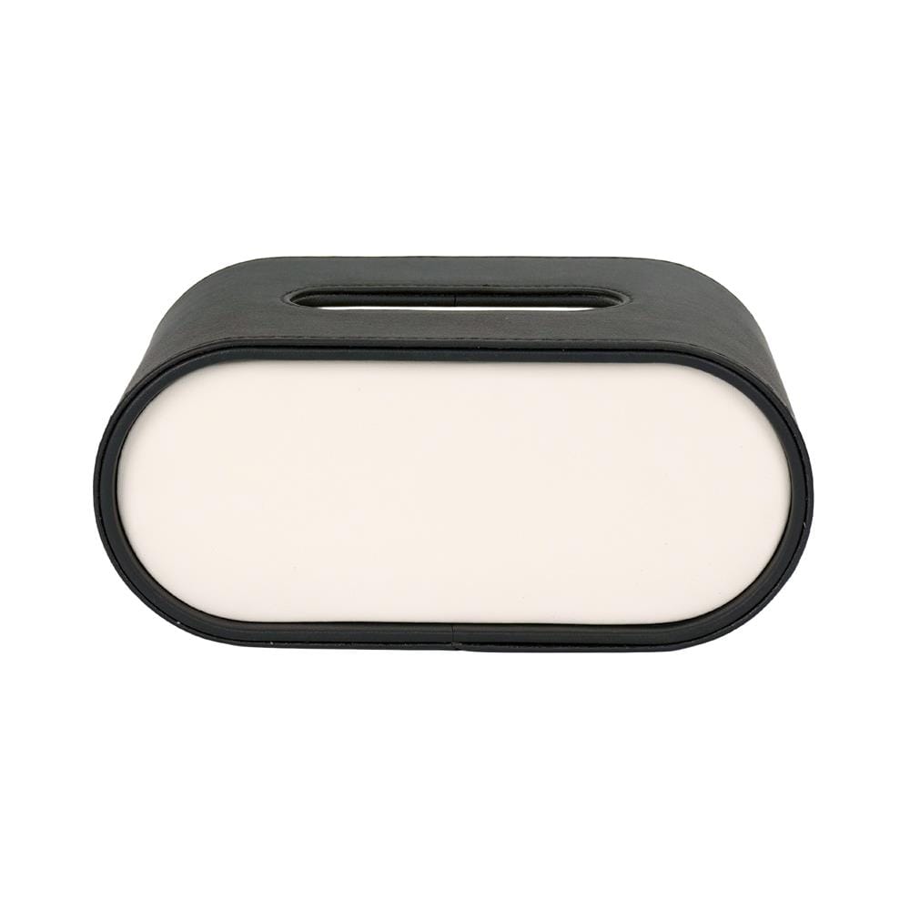 กล่องทิชชู่ PU HOMEPRO COZY OVAL สีดำ