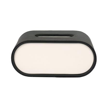 กล่องทิชชู่ PU HOMEPRO COZY OVAL สีดำ_2