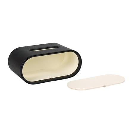 กล่องทิชชู่ PU HOMEPRO COZY OVAL สีดำ_3