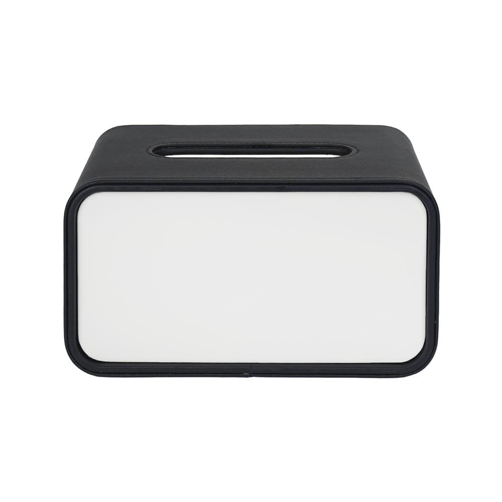 กล่องทิชชู่ PU HOMEPRO COZY SQUARE สีดำ