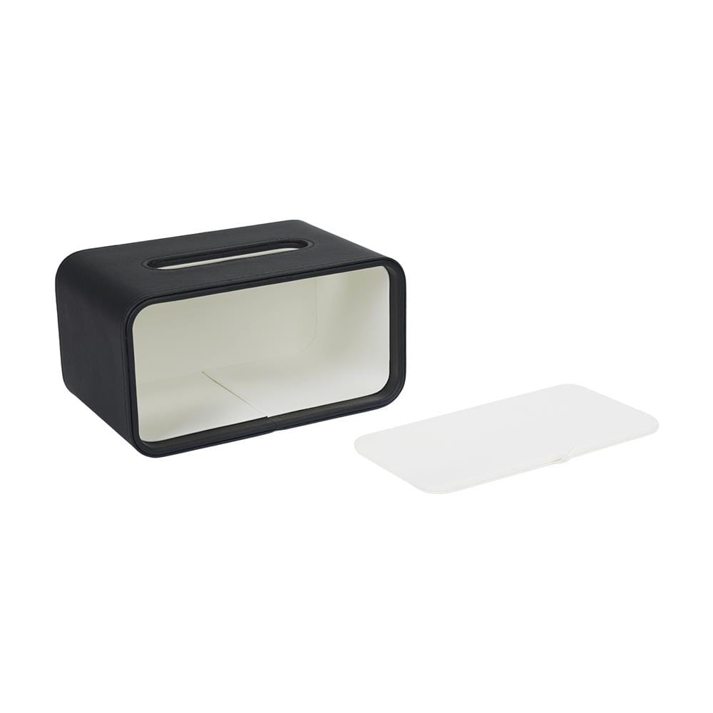 กล่องทิชชู่ PU HOMEPRO COZY SQUARE สีดำ