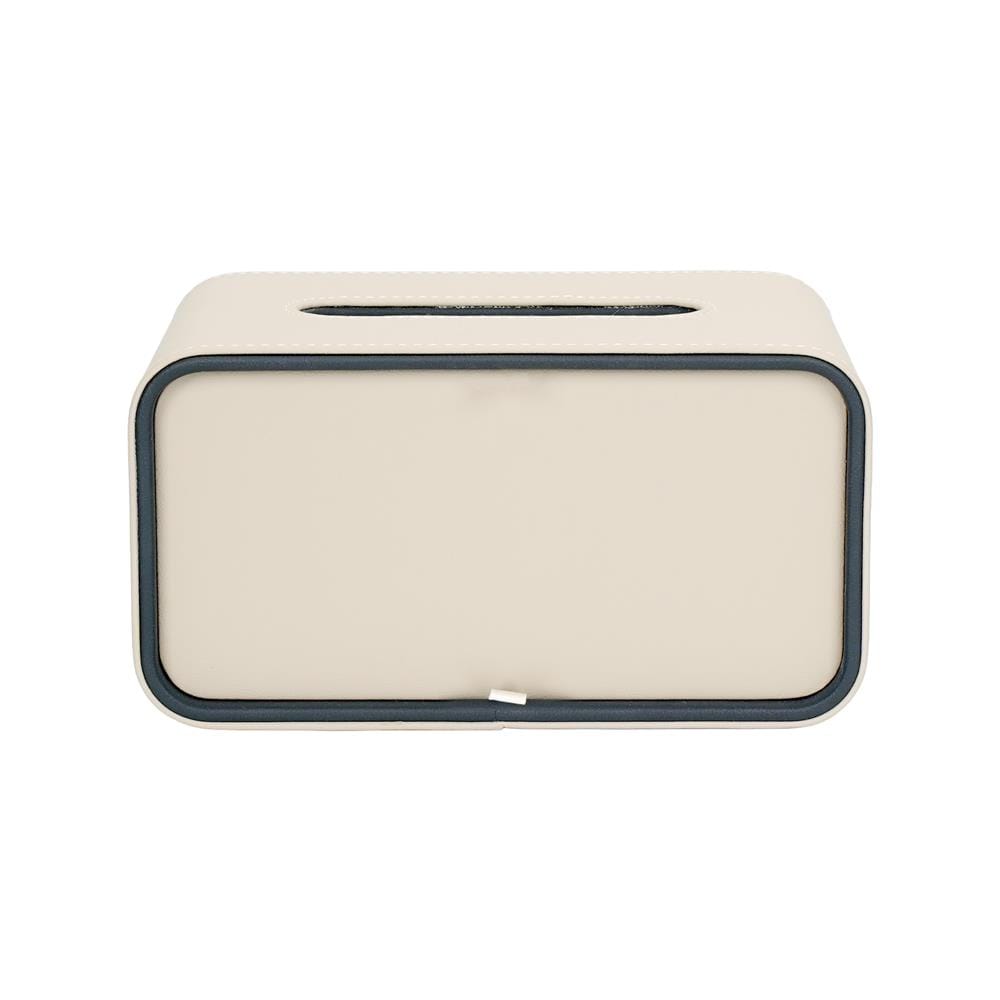 กล่องทิชชู่ PU HOMEPRO COZY SQUARE สีเบจ