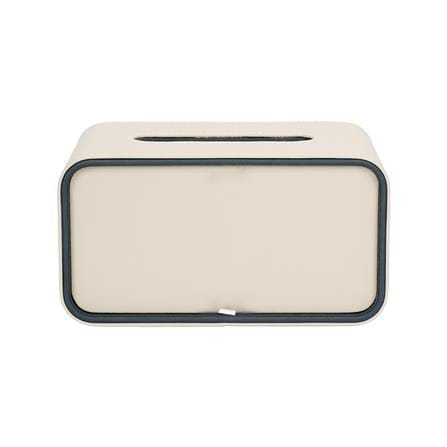 กล่องทิชชู่ PU HOMEPRO COZY SQUARE สีเบจ_2