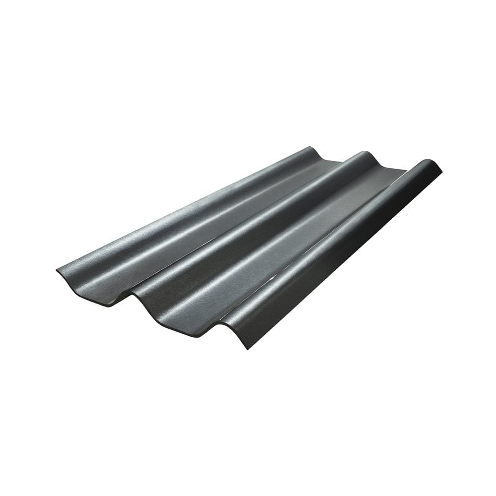 กระเบื้องหลังคา ลอนคู่ เฌอร่า PRIME SERIES 50x120x0.55 ซม. สีนิกเกิล เกรย์