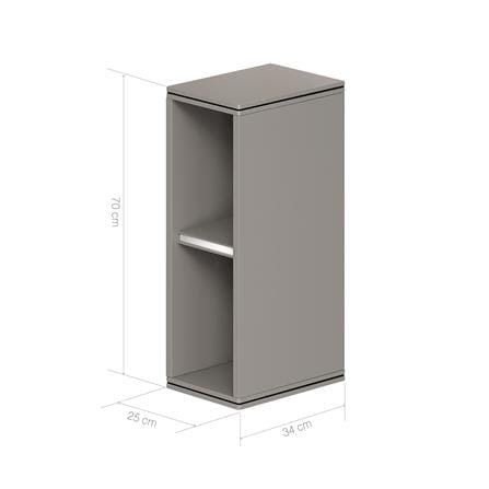ช่องเสริมแนวตั้ง KING 25x70 ซม. สี EARL GREY_3