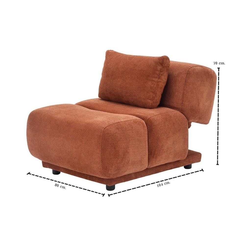 โซฟาเบด SB FURNITURE CHAUNCY 19243061 สีส้ม