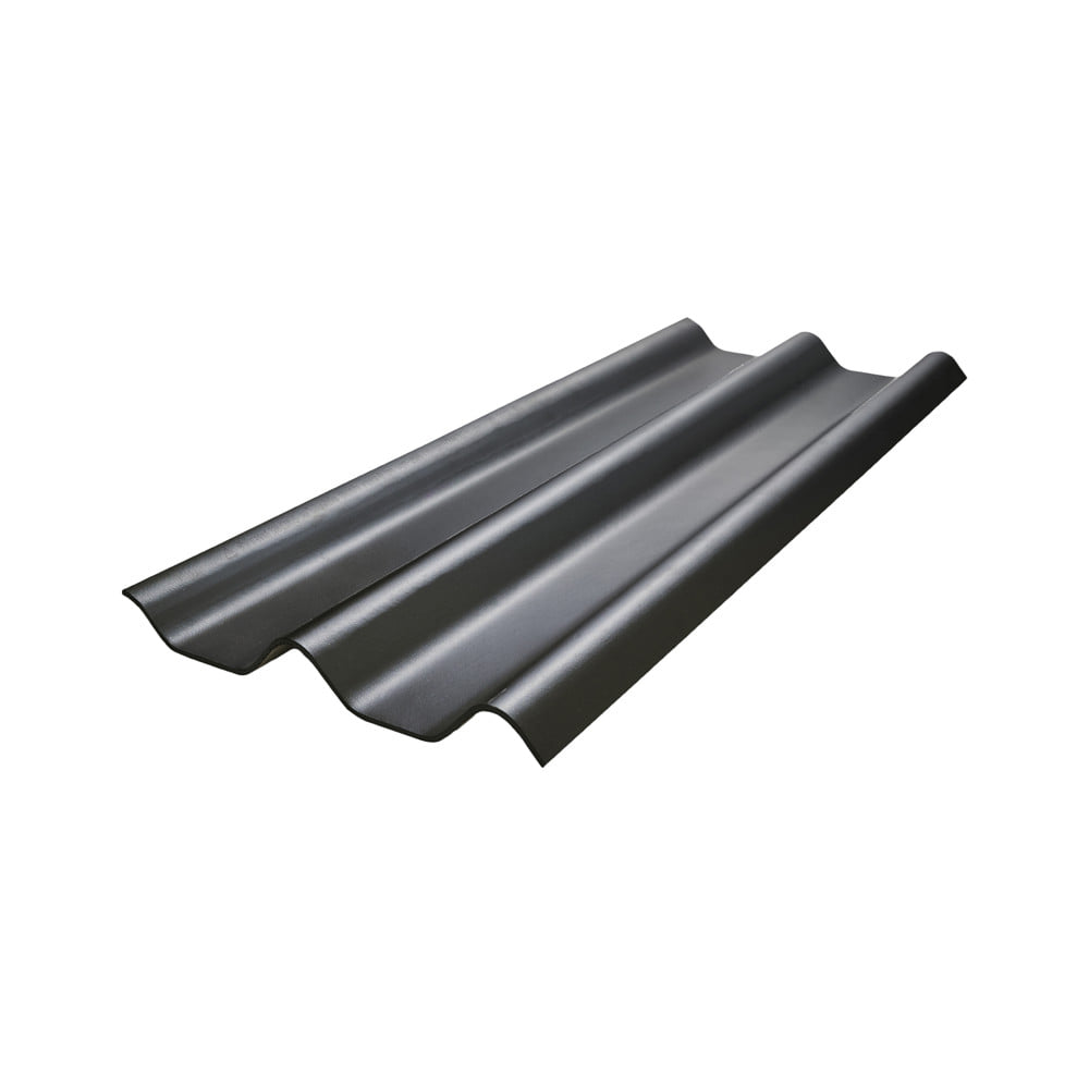 กระเบื้องหลังคา ลอนคู่ เฌอร่า PRIME SERIES 50x120x0.55 ซม. สีชาโคลเกรย์