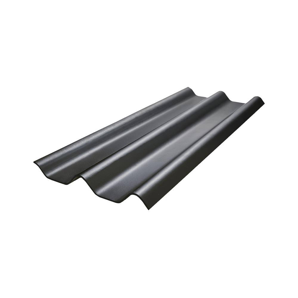 กระเบื้องหลังคา ลอนคู่ เฌอร่า PRIME SERIES 50x120x0.55 ซม. สีชาโคลเกรย์