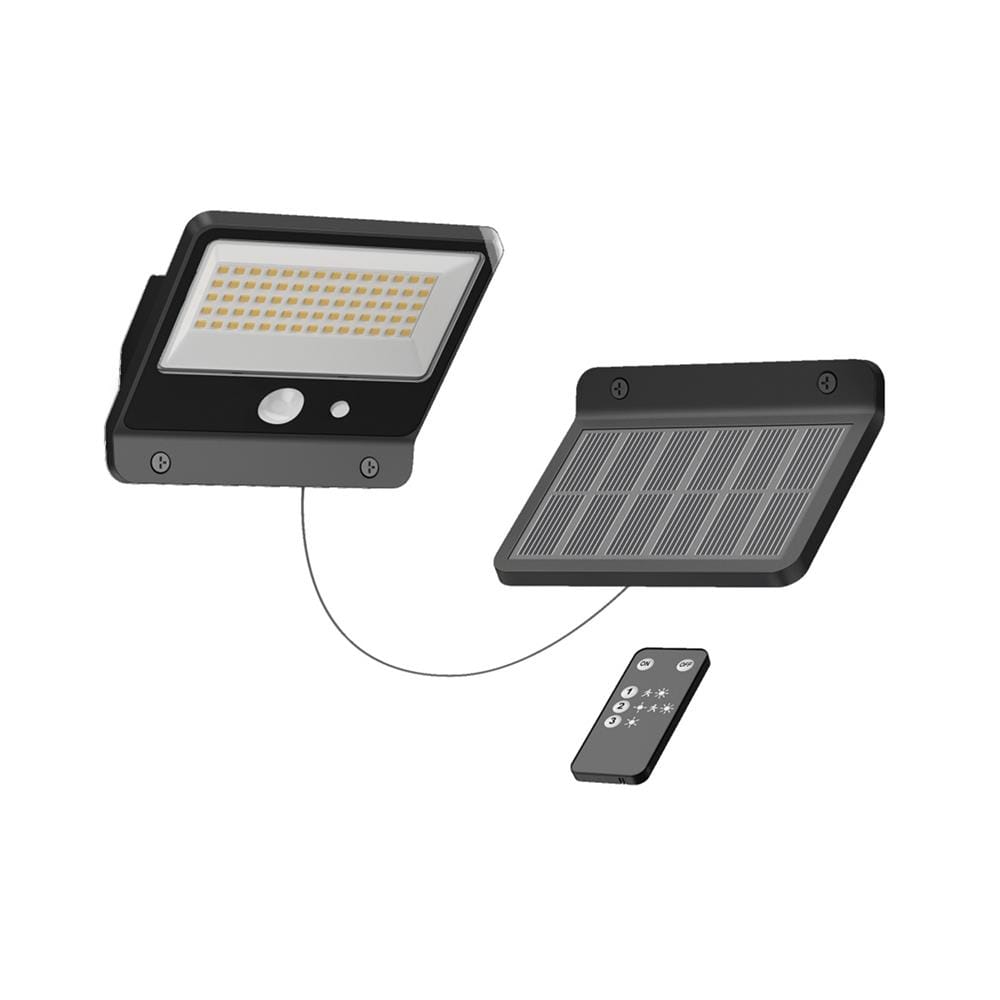 ไฟติดผนัง SOLAR PHILIPS MULYS 100 วัตต์ DAYLIGHT สีดำ