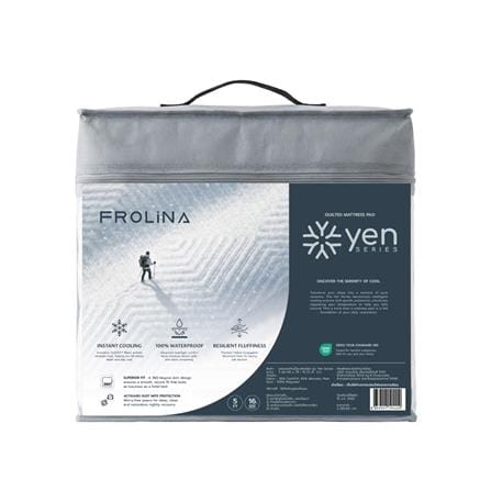 ผ้ารองกันเปื้อน QUEEN SIZE FROLINA YEN SERIES สีขาว_1