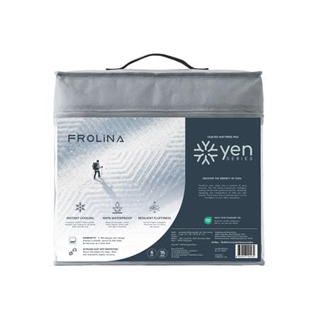 ผ้ารองกันเปื้อน KING SIZE FROLINA YEN SERIES WHITE_3