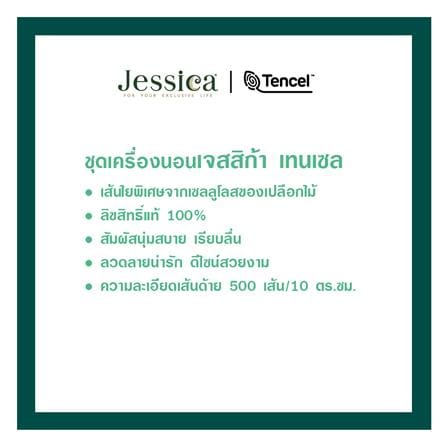 ชุดผ้าปูที่นอน 5 ฟุต (ชุด 6 ชิ้น) JESSICA BAMBI 22105-T027_7