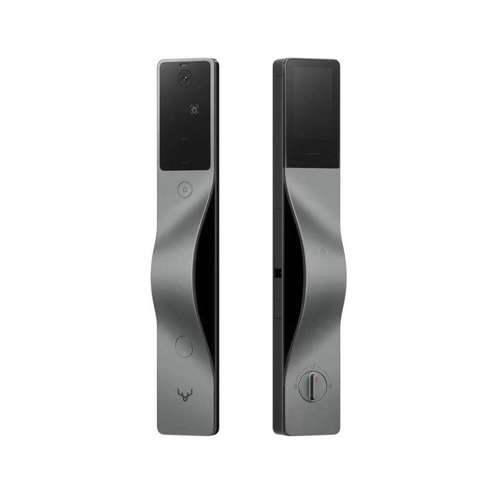 กลอนประตูดิจิตอล LOCKIN V5 MAX สีเงิน (มือจับขวา)