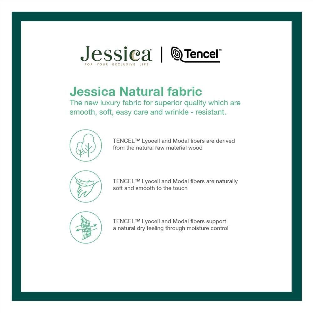 ชุดผ้าปูที่นอน 6 ฟุต (ชุด 6 ชิ้น) JESSICA BAMBI 20209-T028