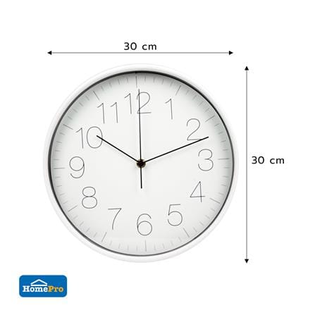 นาฬิกาแขวน SNAZZ EG6911D-YP221 12 นิ้ว สีขาว_4