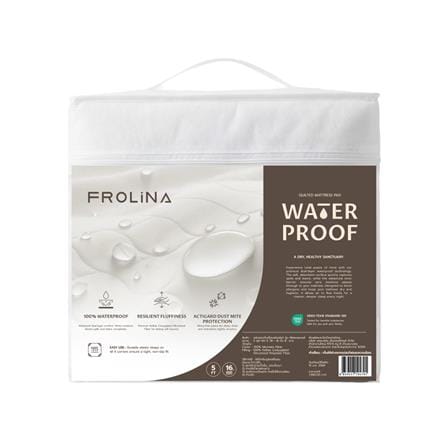 ผ้ารองกันเปื้อน QUEEN SIZE FROLINA WATERPROOF สีขาว_3