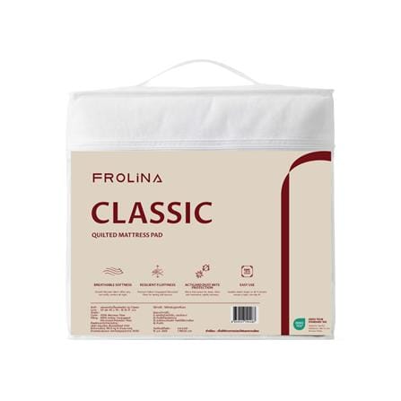 ผ้ารองกันเปื้อน TWIN SIZE FROLINA CLASSIC สีขาว_3