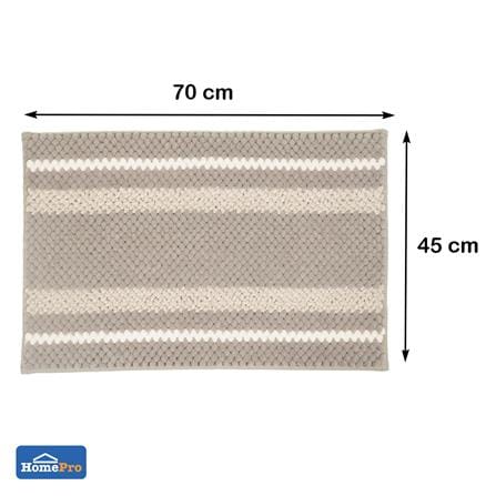 พรม HOME LIVING STYLE BOBBY 45x70 ซม. สีน้ำตาล_7