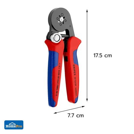 คีมย้ำสายไฟ KNIPEX 97 53 04 180 มม._6