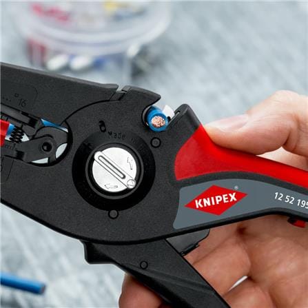 คีมปอกสายไฟ KNIPEX 12 52 195 8 นิ้ว_4