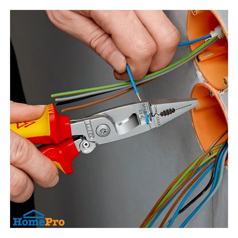 คีมปอกสายไฟ KNIPEX 13 96 200 8 นิ้ว